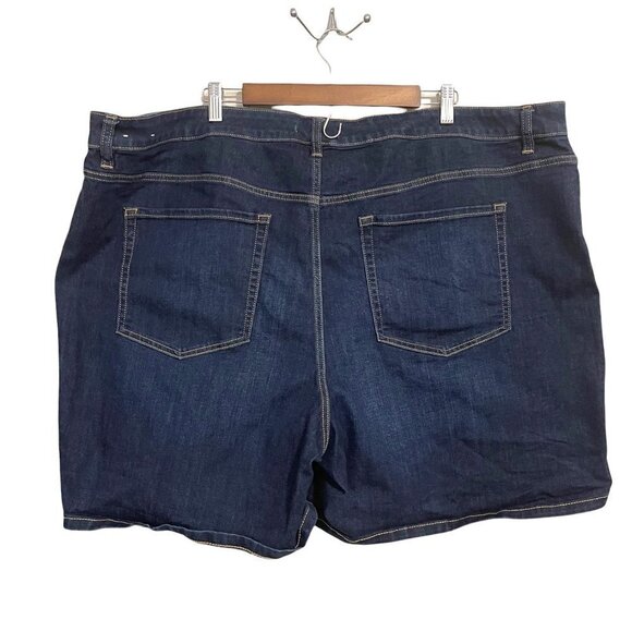 Lane Bryant Womens Flex Magic Waist Band Mid Rise Girlfriend Jean Shorts Plus 26 - Picture 8 of 8